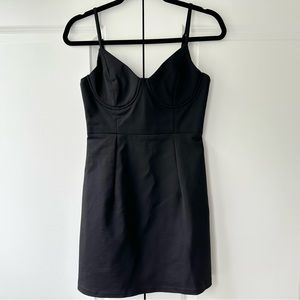 Princess Polly black mini dress US 6